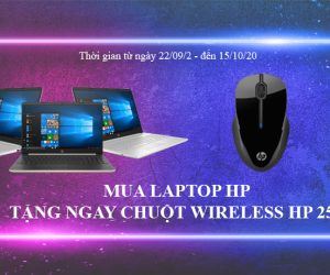 MUA LAPTOP HP TẶNG NGAY MOUSE WIRELESS HP 250