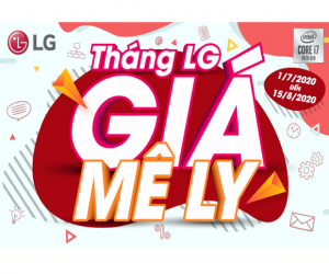 THÁNG LG - GIÁ MÊ LY trợ giá lên đến 3.000.000VNĐ