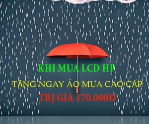 [CỰC MÁT] MUA MÀN HÌNH VI TÍNH HP TẶNG NGAY ÁO MƯA TRỊ GIÁ 170.000Đ