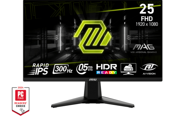 Màn hình Gaming MSI MAG 255XF (25 inch, FHD, IPS, 300Hz, 0.5ms)