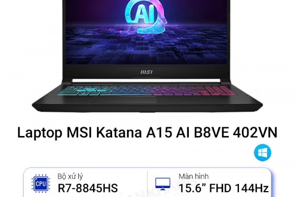 Laptop MSI Katana A15 AI B8VE 402VN