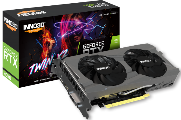 VGA INNO3D GEFORCE RTX 3050 TWIN X2 8GB GDDR6