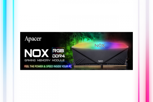 RAM PC APACER DDR4 DIMM 3200-8GB NOX RGB Black/White 