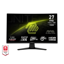 MSI MAG 274CXF – 27 inch FHD VA / 280Hz / 0.5ms / Curved